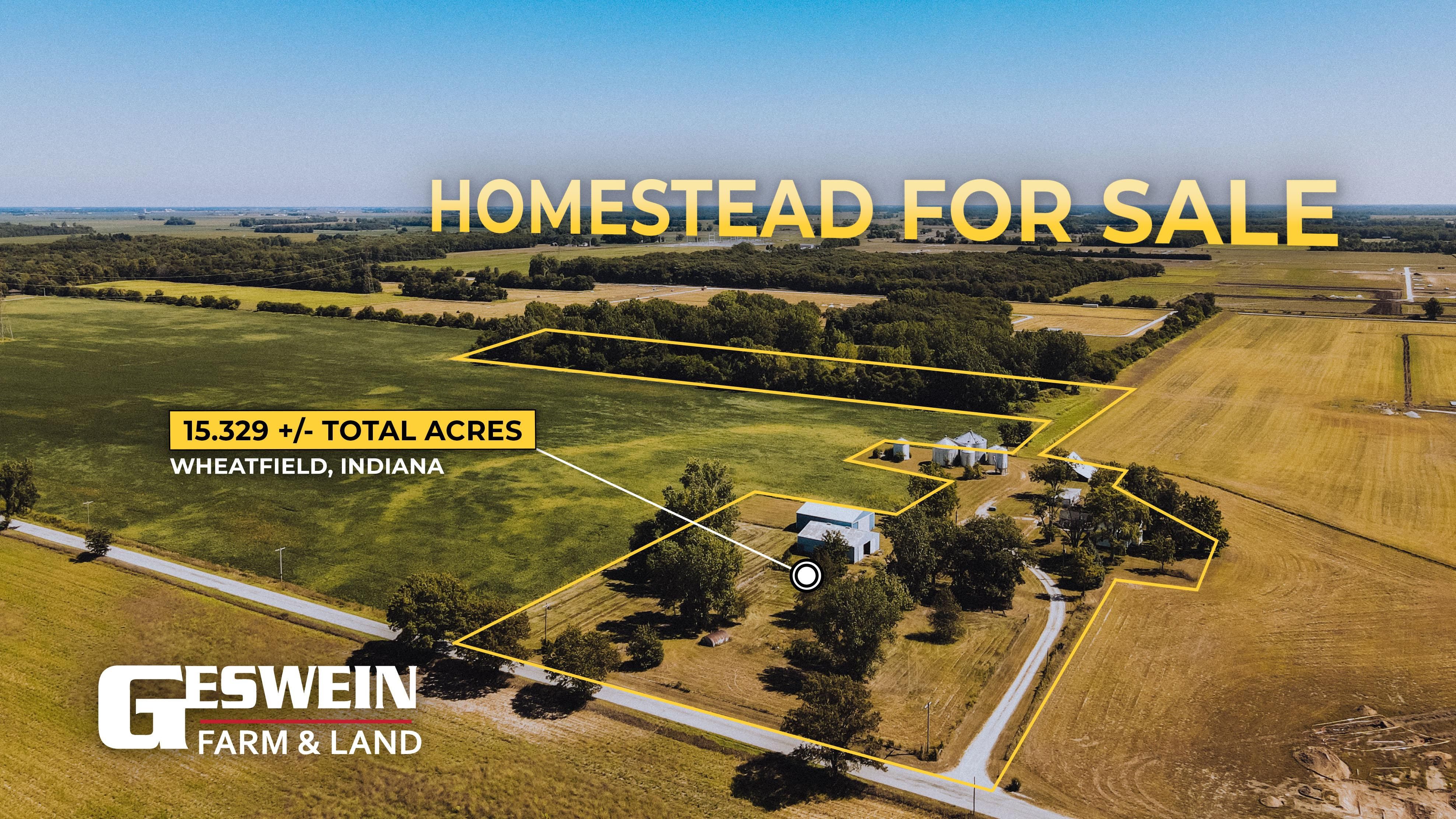 13689 North 400 East, Wheatfield, IN 46392 Land and Farm