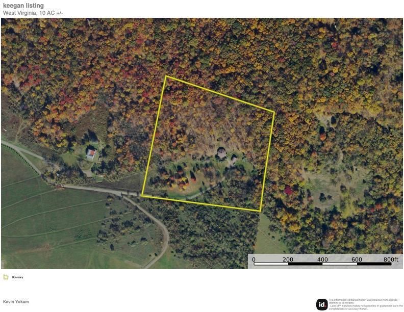 10 Acres, 381 Dragonfly Lane, Elk Garden, WV 26717 Land and Farm