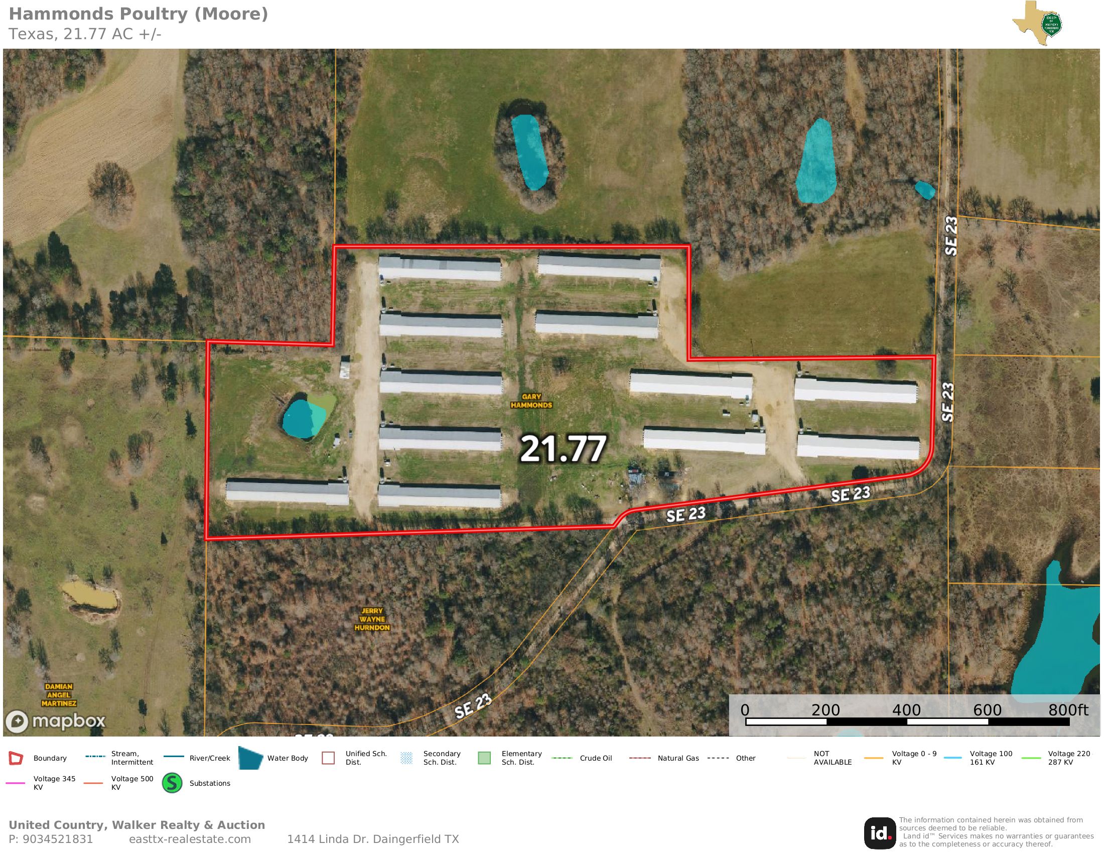 21 acres in Pittsburg, TX, 75686 Land and Farm