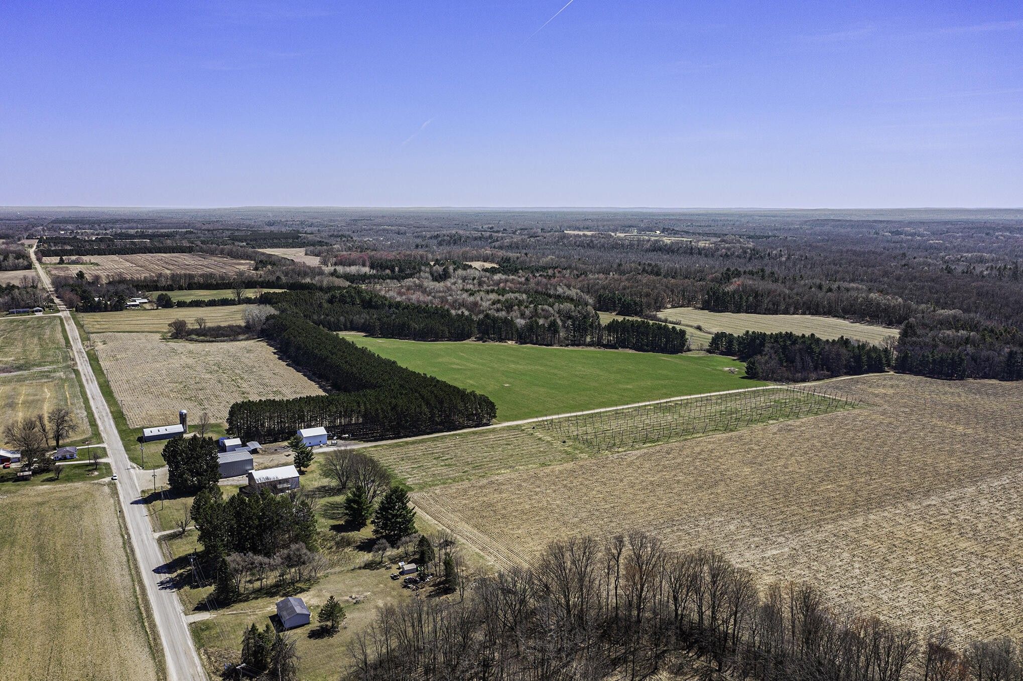 181.2 Acres, 2899 E First Street, Custer, MI 49405 Land and Farm