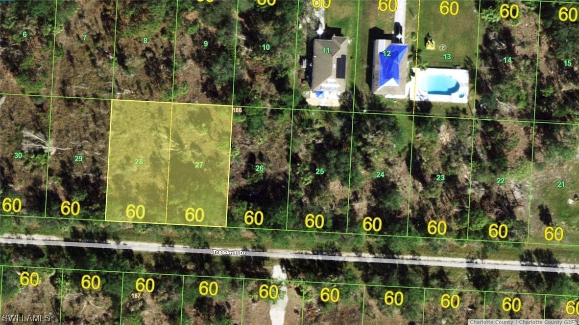 0.33 Acres, 27324 & 27330 Treadmill Drive, Punta Gorda, FL 33955 Land