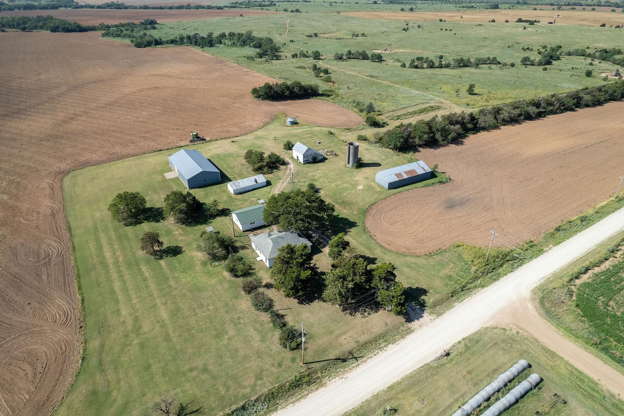 156 Acres, 225 Northwest 160th Road, Harper, KS 67058 Land and Farm