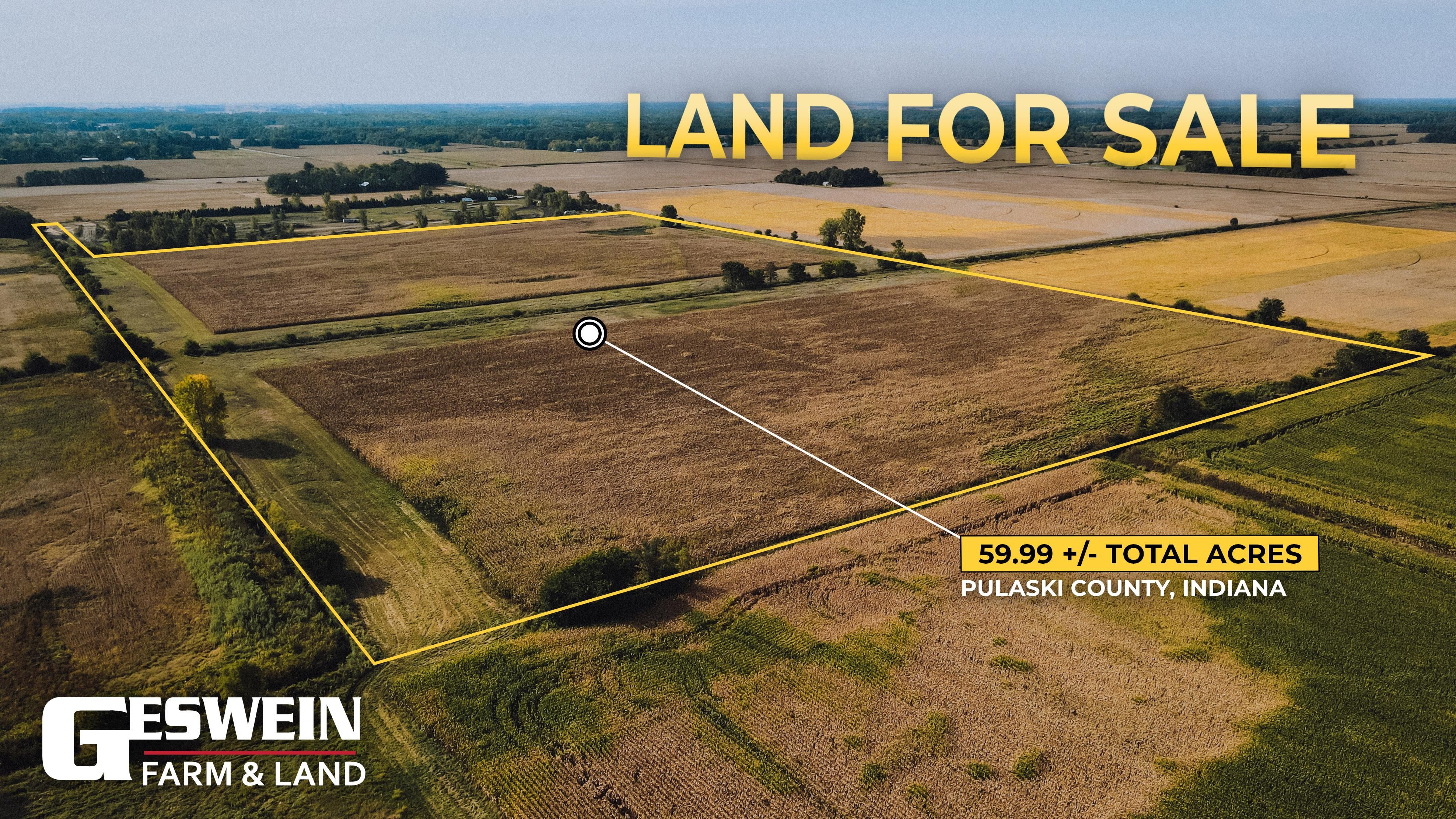 13250 West 600 North, Medaryville, IN 47957 Land and Farm