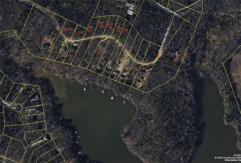 4.79 Acres, Lots 1723 Rock Creek Bay Drive, Fair Play, SC 29643 Land