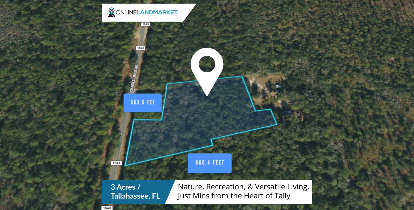 3 Acres, Chaires Cross Rd, Tallahassee, FL 32317 Land and Farm