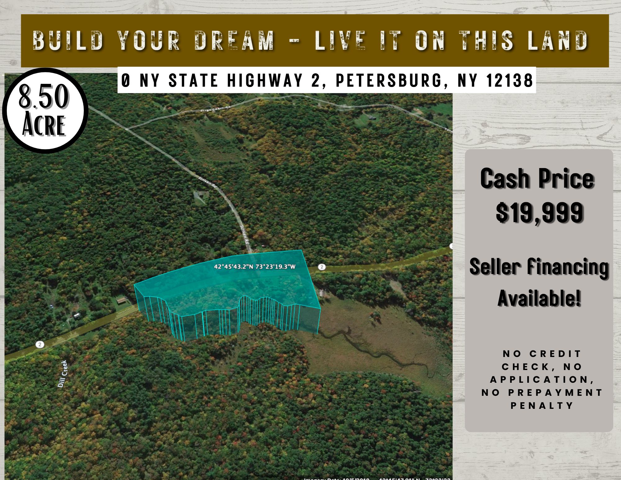 0 NY State Highway, Petersburg, NY 12138 Land and Farm