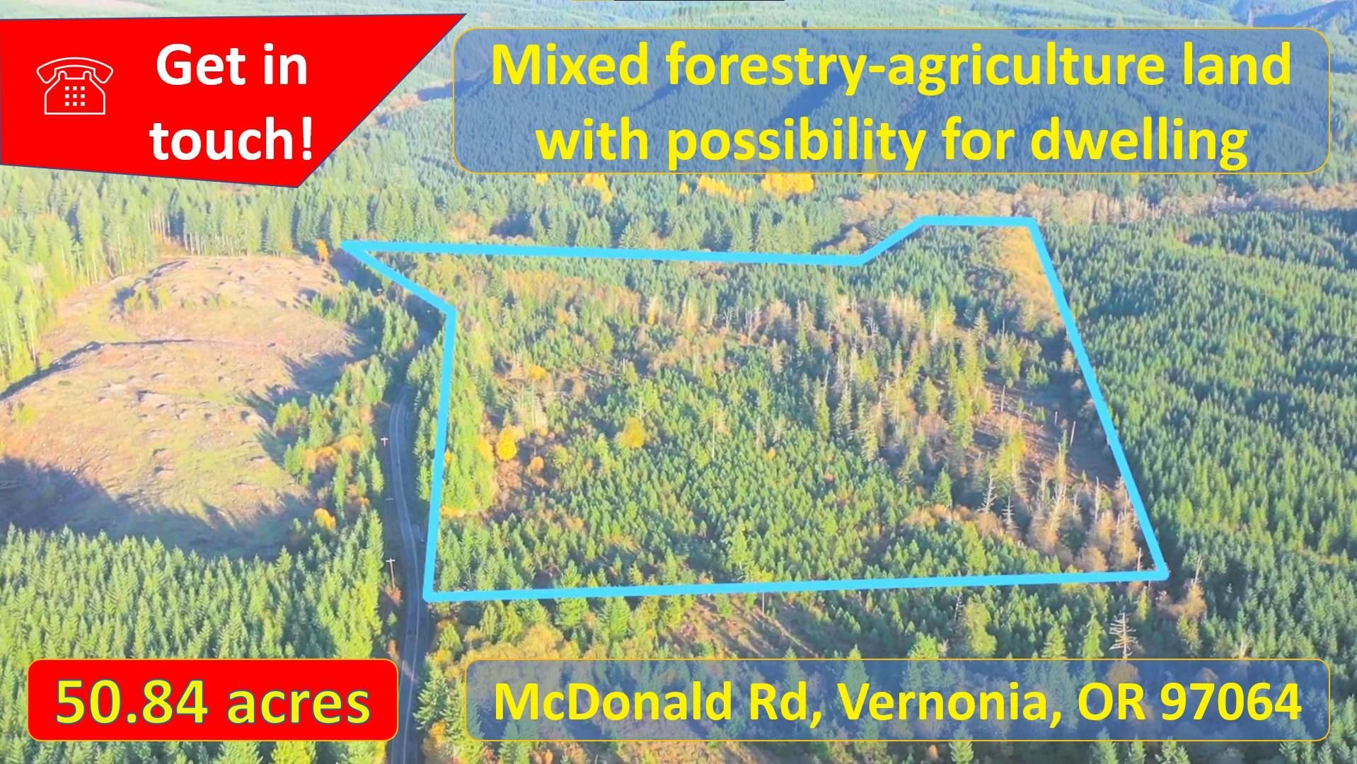 McDonald Rd, Vernonia, OR 97064 Land and Farm