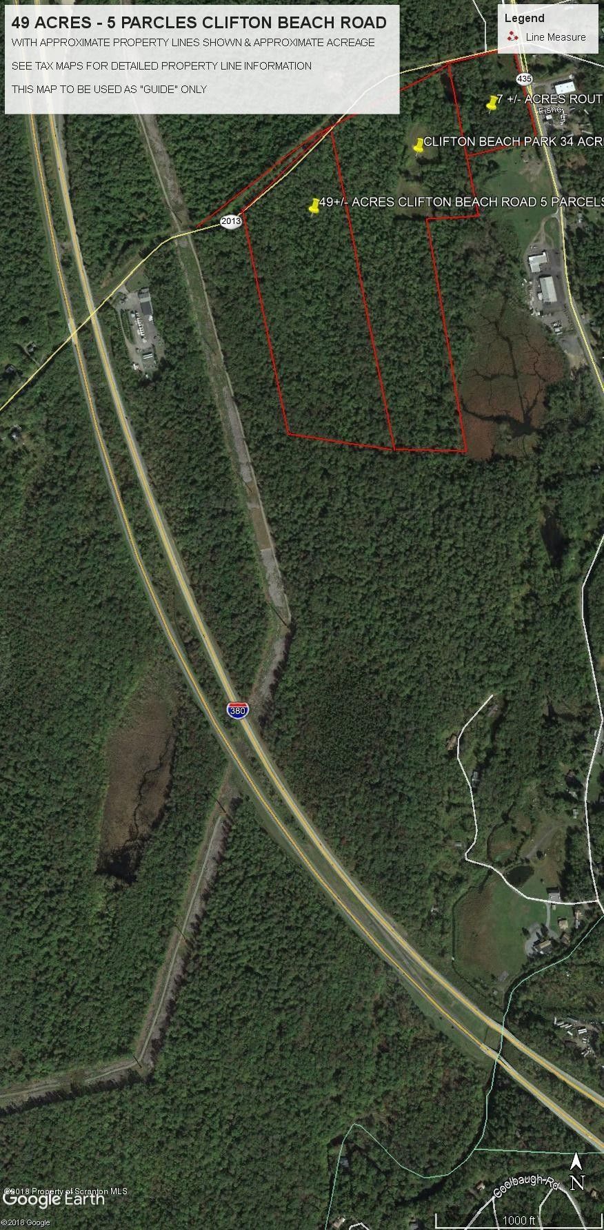 49 Acres, L 1014 CLIFTON BEACH Road, Clifton, PA 18424 Land and Farm