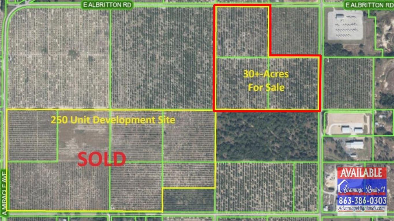 870 East Albritton Road, Avon Park, FL 33825 MLS 300435 Land and Farm