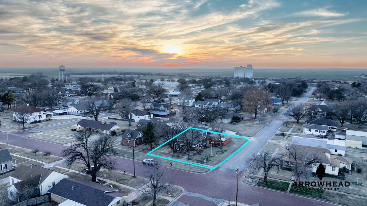 0.22 Acres, 303 S. 7th St, Kiowa, KS 67070 Land and Farm