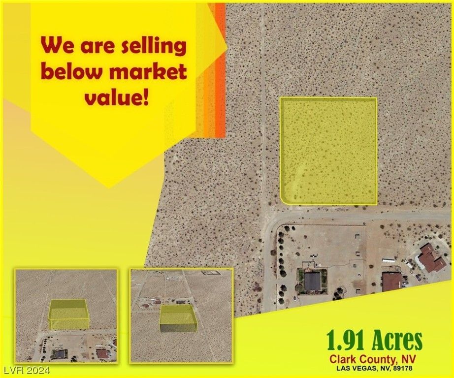 1.91 Acres, Papago & Gypsum, Sandy Valley, NV 89019 Land and Farm