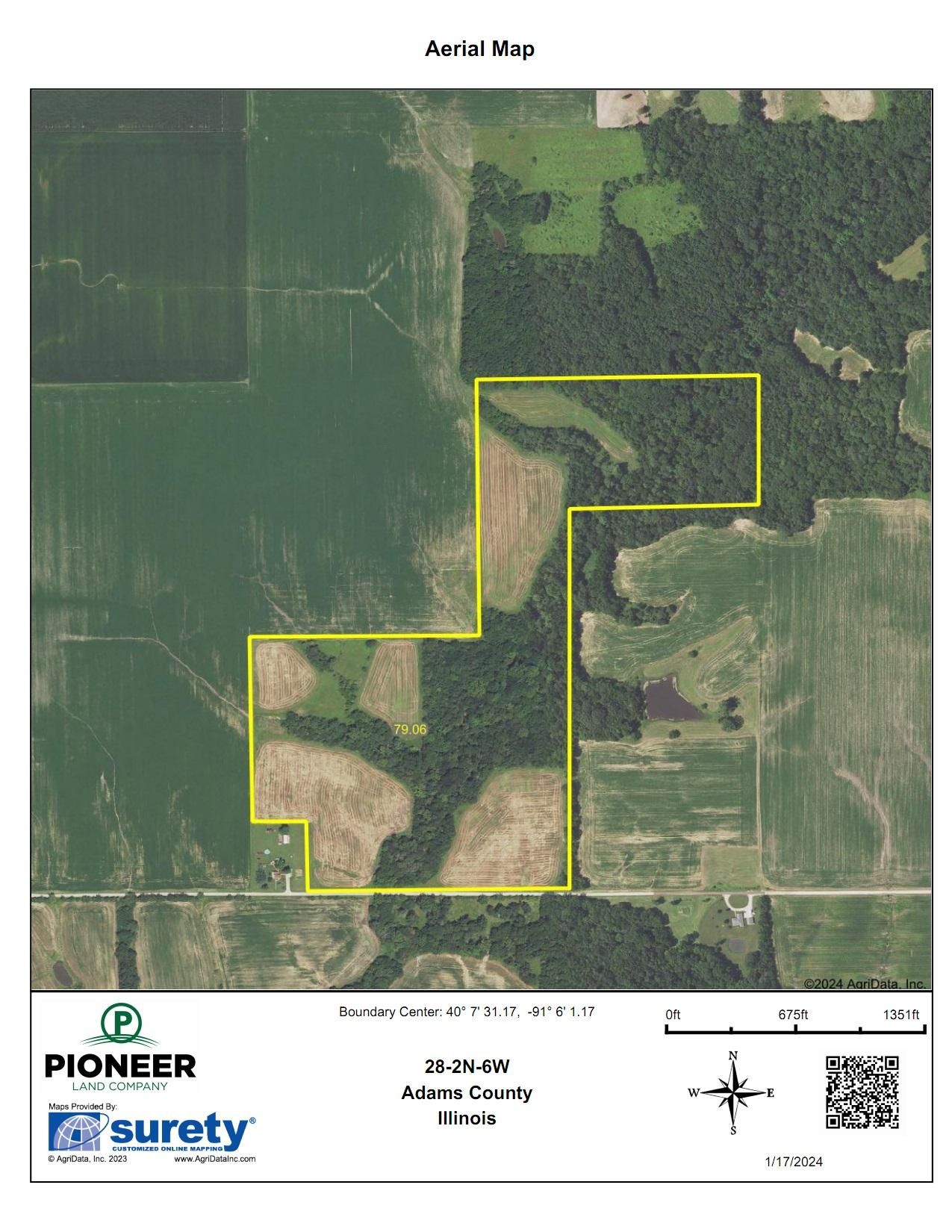 78 Acres, Camp Point, IL 62320 Land and Farm