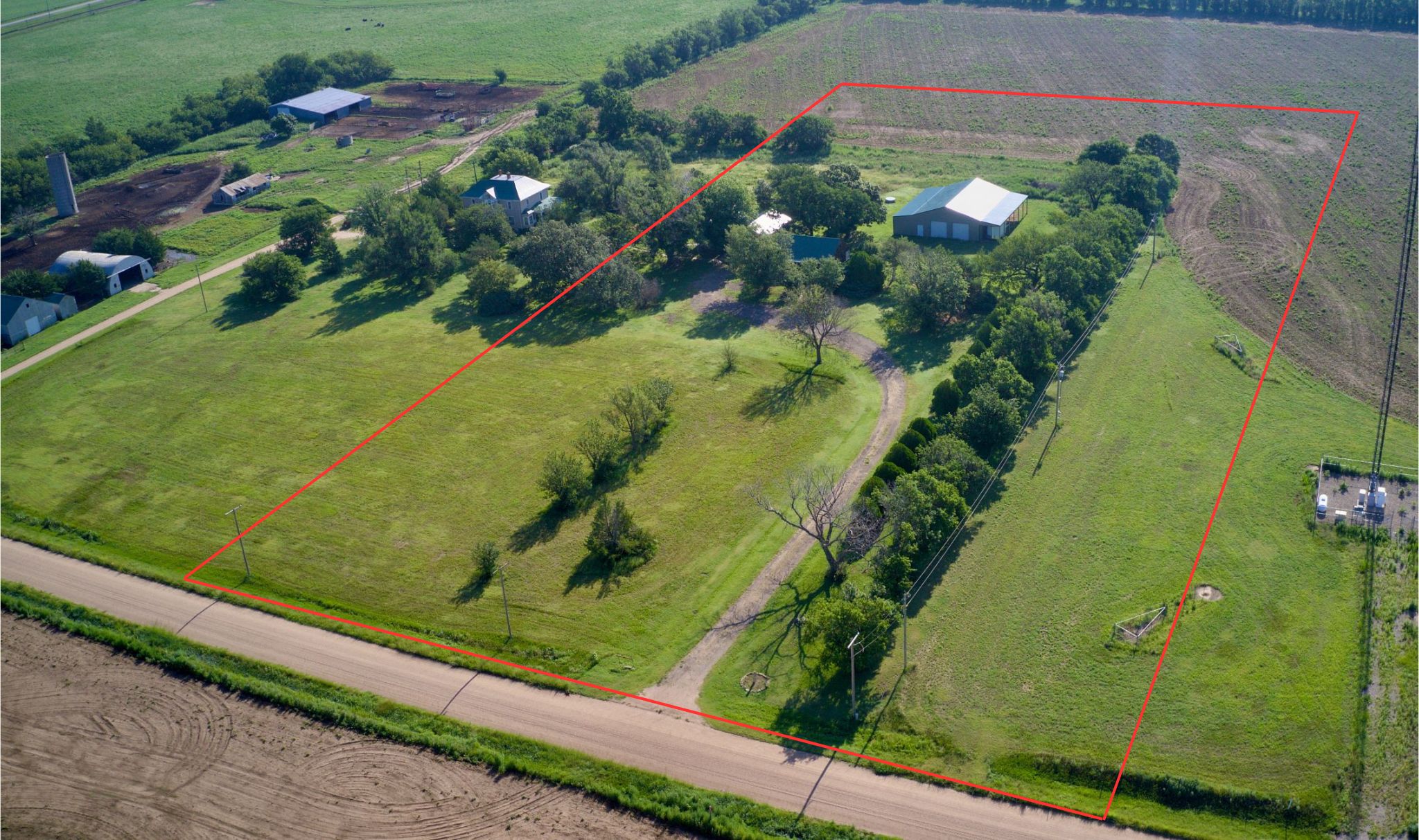 5.79 Acres, 1066 NE 140 Ave, Claflin, KS 67525 Land and Farm