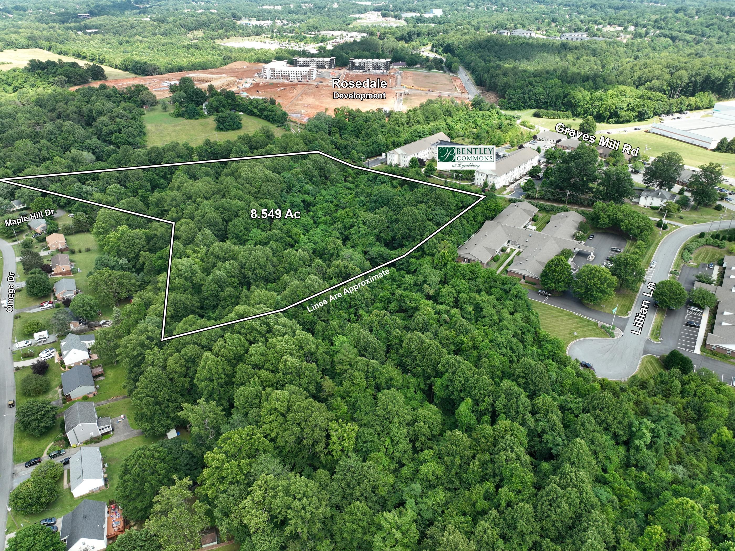 8.55 Acres, 230 Maple Hills Drive, Lynchburg, VA 24502 Land and Farm