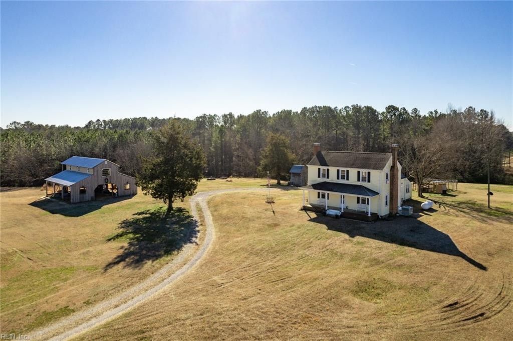 14.06 Acres, 19940 River Road, Courtland, VA 23837 Land and Farm