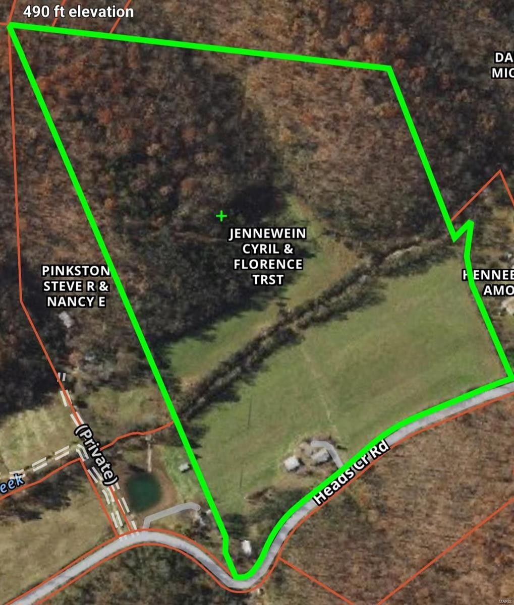 40.38 Acres, 5579 Heads Creek Road, House Springs, MO 63051 Land and Farm