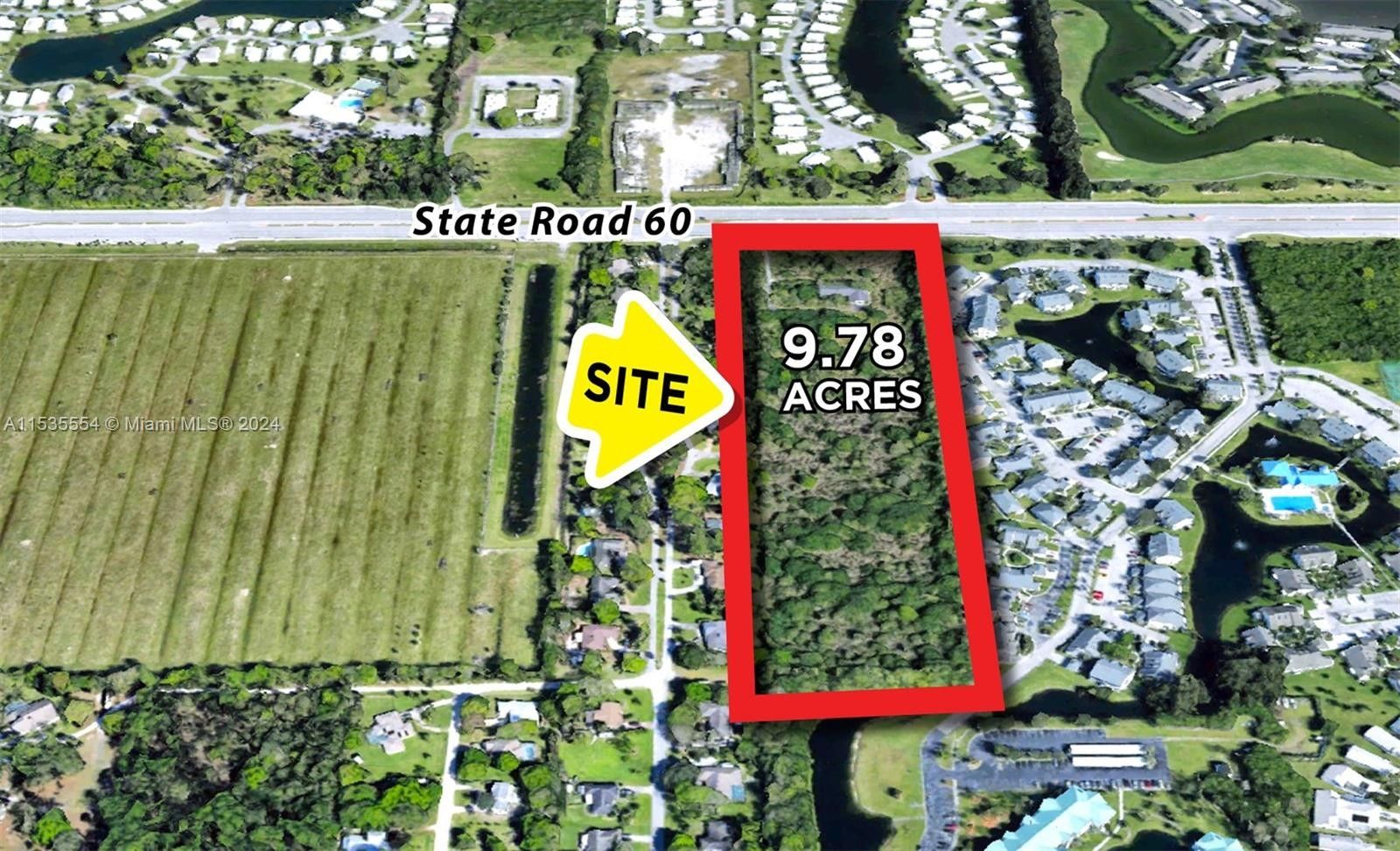 9.78 Acres, 7055 20th St, Vero Beach, FL 32966 Land and Farm