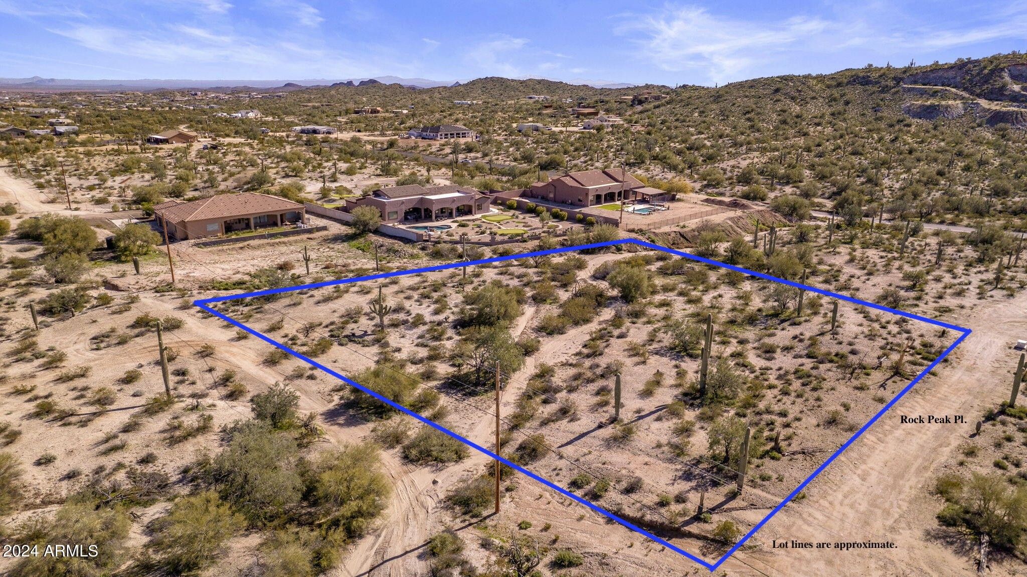 1.99 Acres, 0 N Rock Peak Place, Queen Creek, AZ 85144 Land and Farm