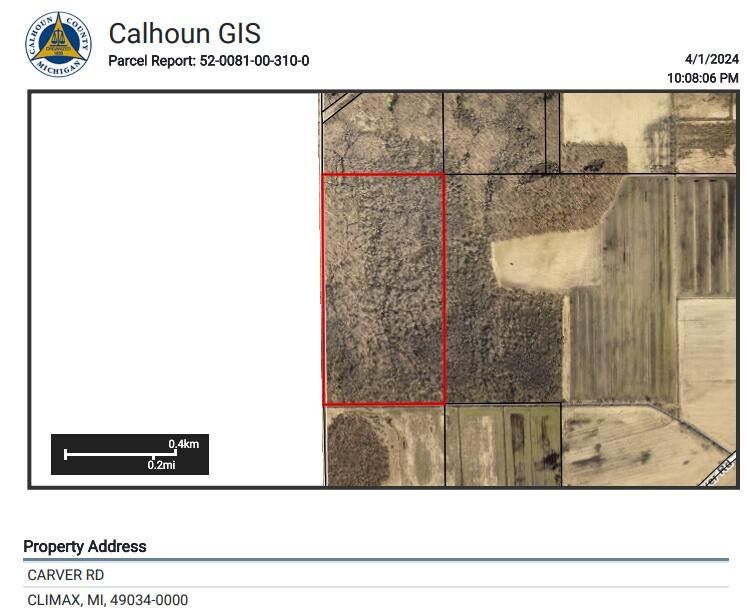 86.12 Acres, Carver Road, Climax, MI 49034 Land and Farm