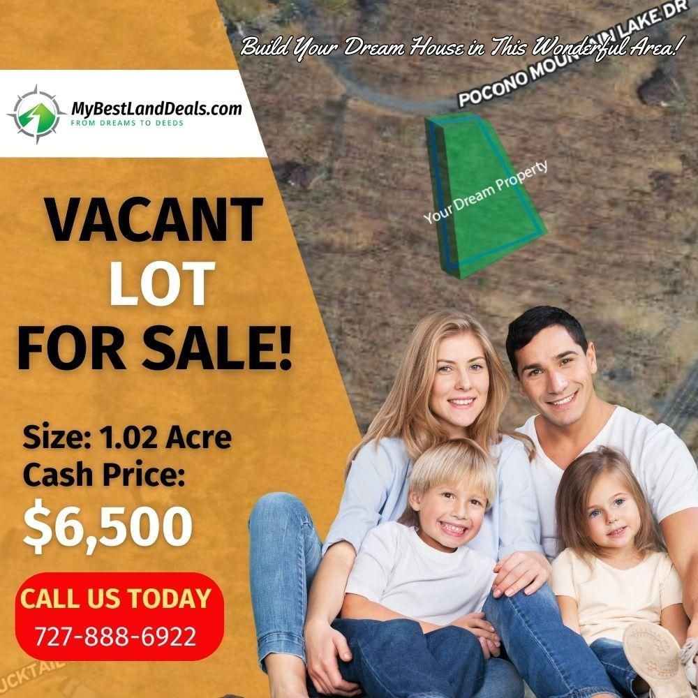 Pocono Mountain Lake Drive, Bushkill, PA 18324 Land and Farm