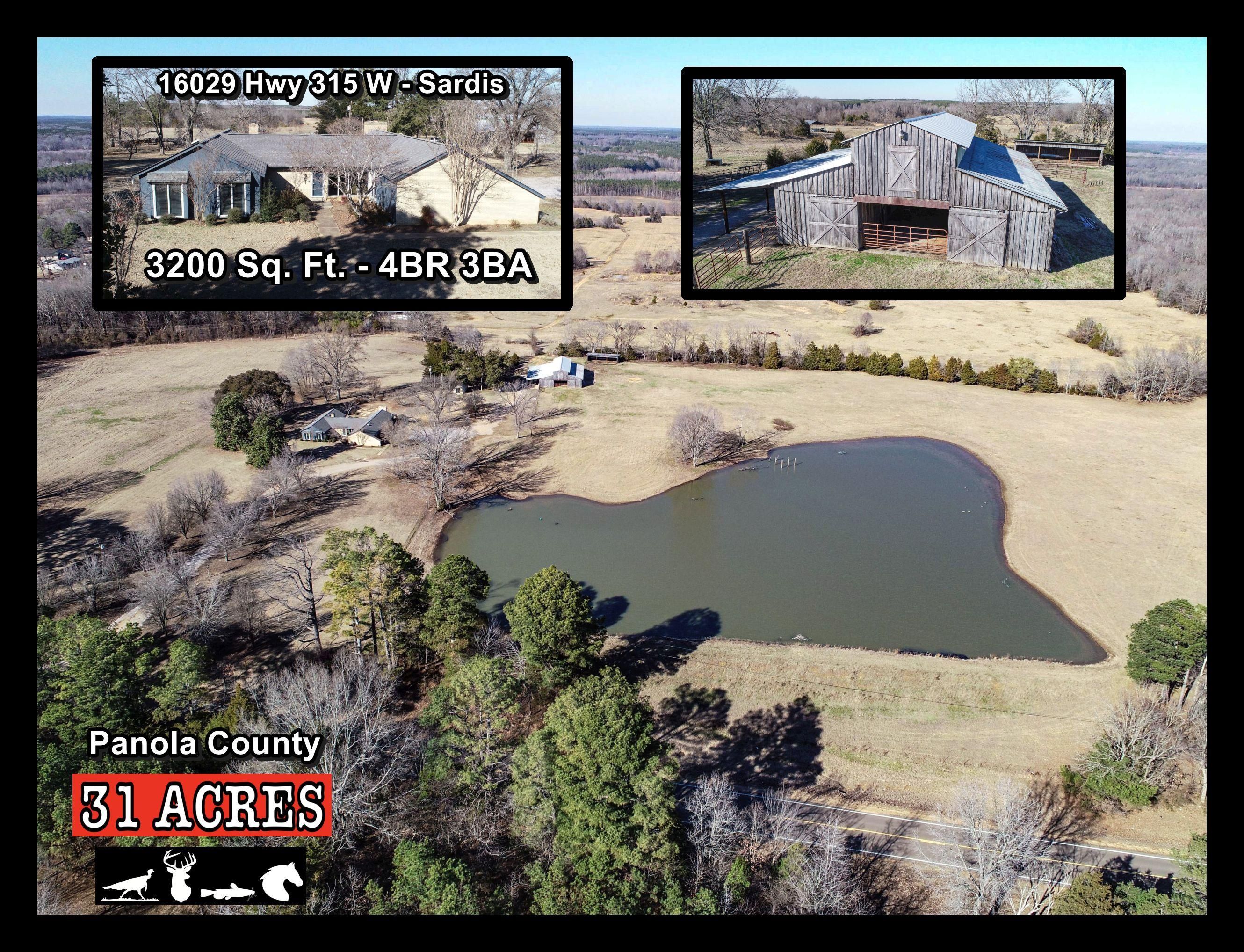 31 Acres, 16029 Mississippi 315, Sardis, MS 38666 Land and Farm