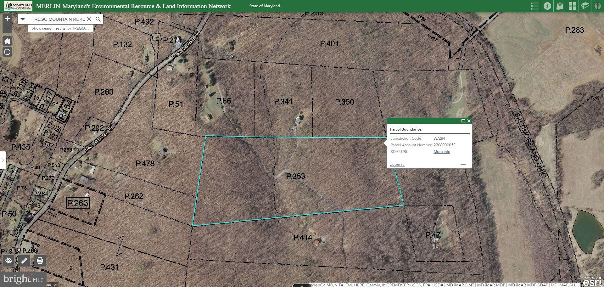 TREGO MOUNTAIN ROAD, Keedysville, MD 21756 MLS MDWA2021772 Land