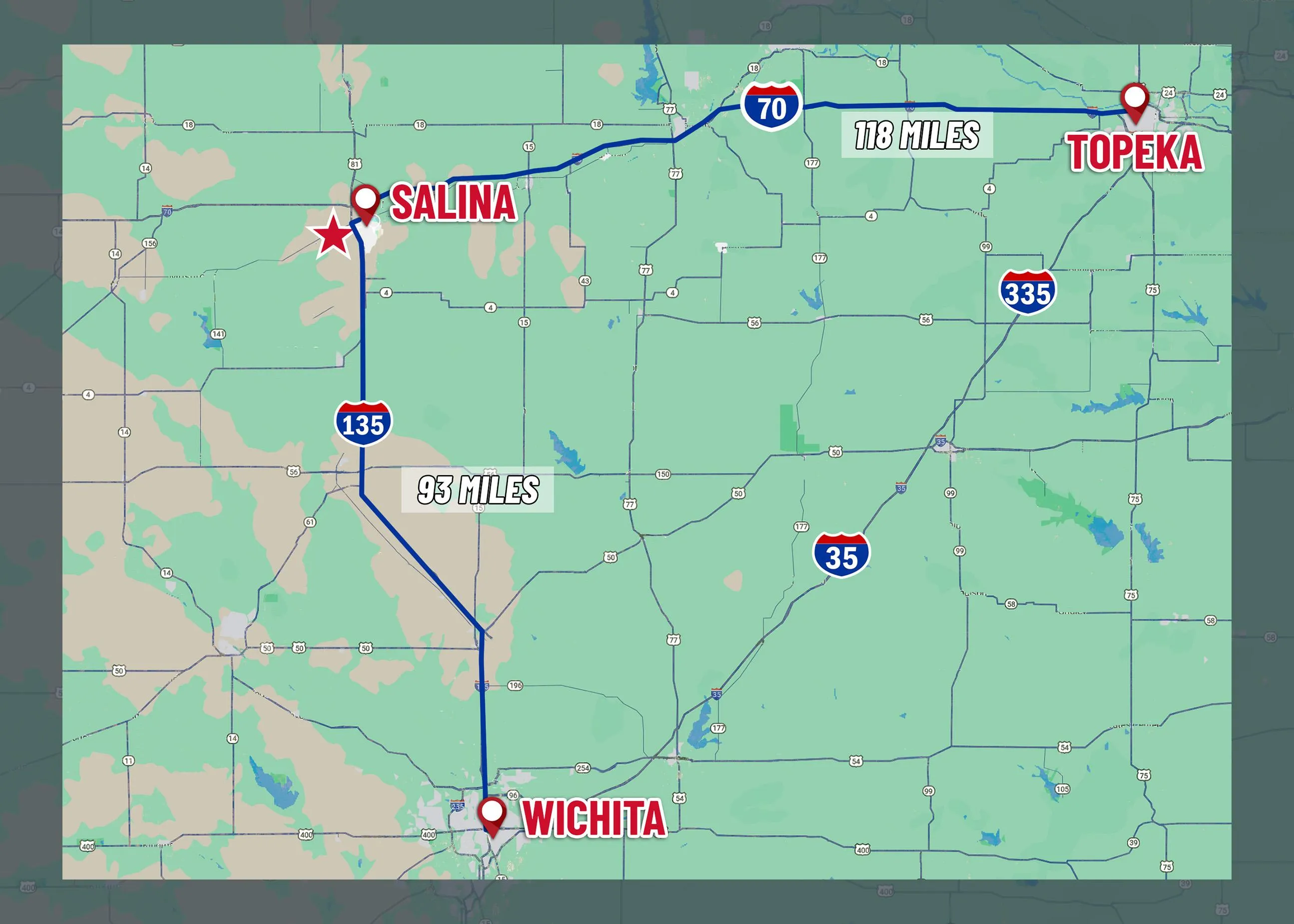 Saline County, KS Farm Land for Sale between 201 and 500 Acres 1
