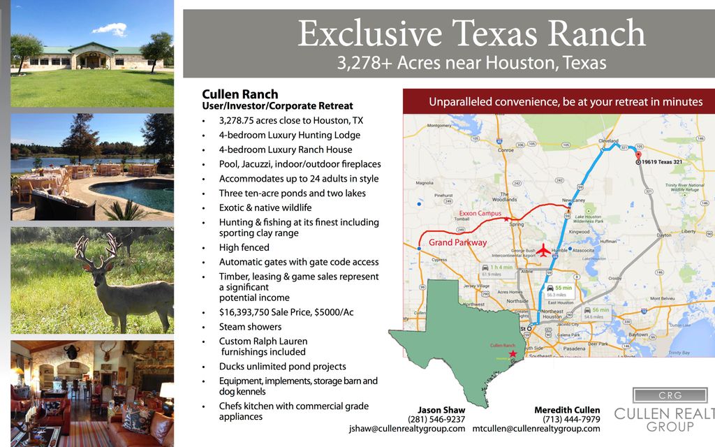 3273.75 acres, Cleveland, TX, Property ID 2444309 Land and Farm