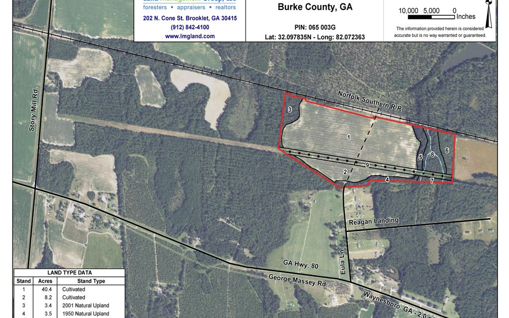 73 acres, Waynesboro, GA, Property ID 4602870 Land and Farm