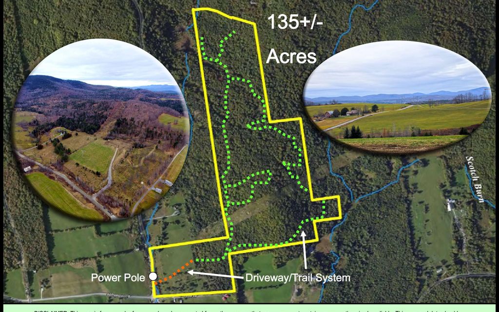 135 acres, Ryegate, VT, Property ID 3343984 Land and Farm