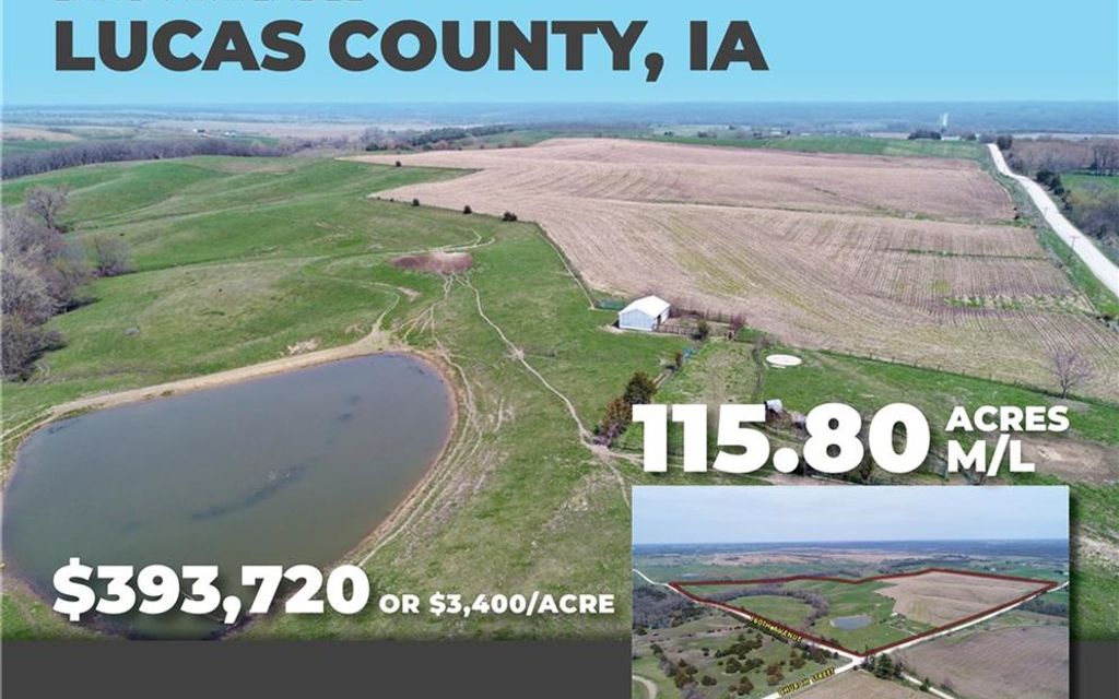 115.8 acres, Lucas, IA, Property ID 9057294 Land and Farm