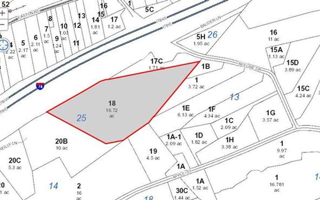 16.72 acres, Lower Saucon, PA, Property ID 10276458 Land and Farm