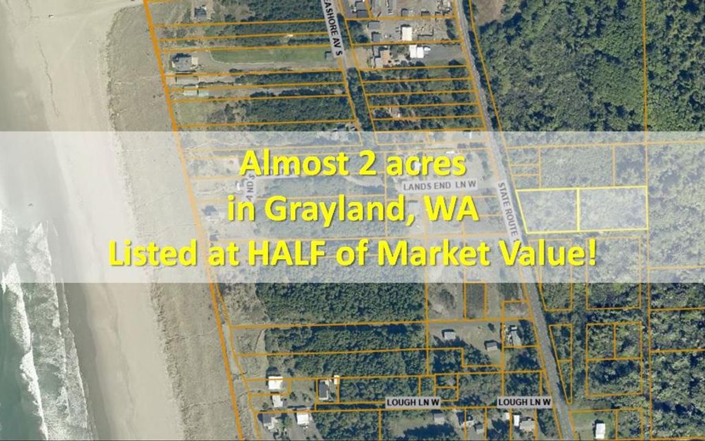 1.94 acres, Grayland, WA, Property ID 11548500 Land and Farm
