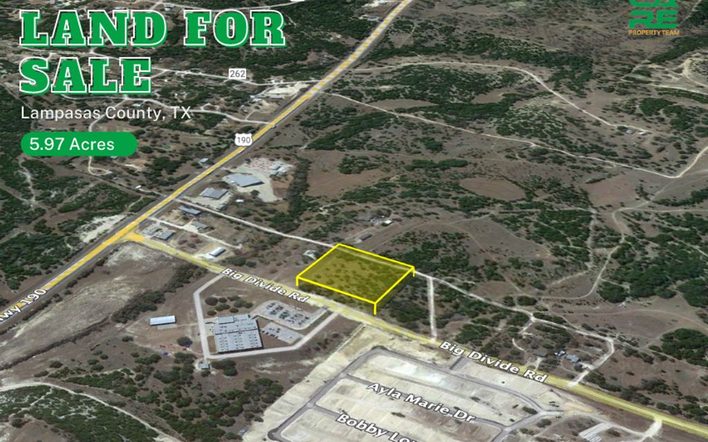 5.97 acres, Copperas Cove, TX, Property ID 17918395 Land and Farm